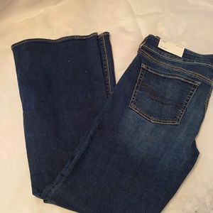 New American eagle artist flare jeans